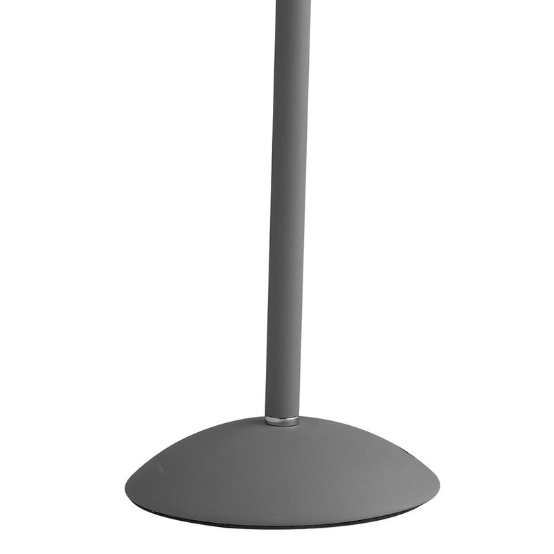 Lampada da Tavolo Scrivania Orientabile Metallo Grigio Interno Moderno E27 Ambiente I-PEOPLE-L-2