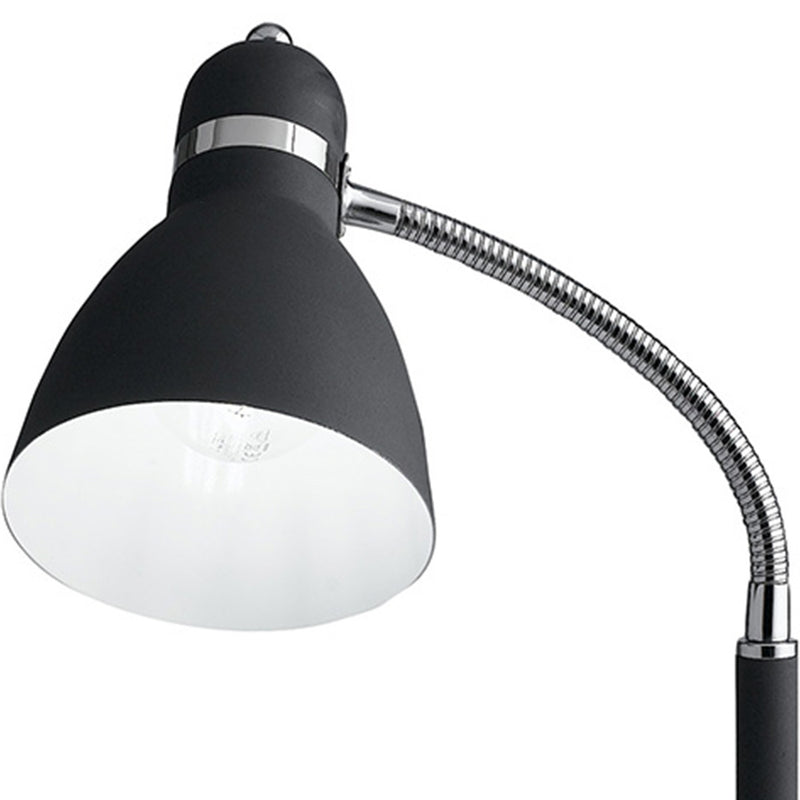 Lume Orientabile Metallo Nero Lampada da Tavolo Moderna E27 Ambiente I-PEOPLE-L-3