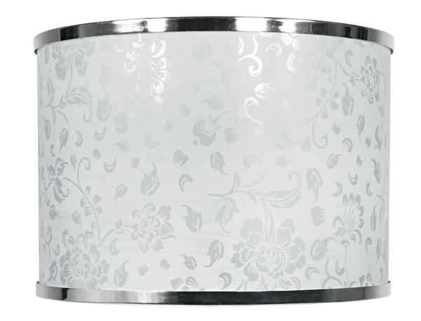 acquista Abat-jour Boeme Polyvinyle Pailleté Bord Chrome 35x25 cm E27 Environnement I-PRLMG-BOEME