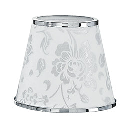 Abat-jour Boeme Polyvinyle Pailleté Bord Chrome 12x14 cm E14 Ambiente I-PRLM BOEME acquista