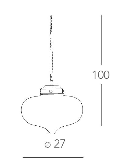 Lampadario a Sospensione Metallo Vetro Trasparente Rustico Vintage E27 Ambiente I-SANPEDRO-S1-4