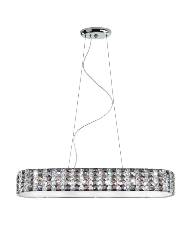 Lustre pendentif Cristaux Modernes K9 Diffuseur Interne G9 Environnement I-TANGO / S84X22 prezzo