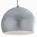 Lampadario a Sospensione Moderno Vetro Argento Interni E27 Ambiente I-VANITY/S40-3