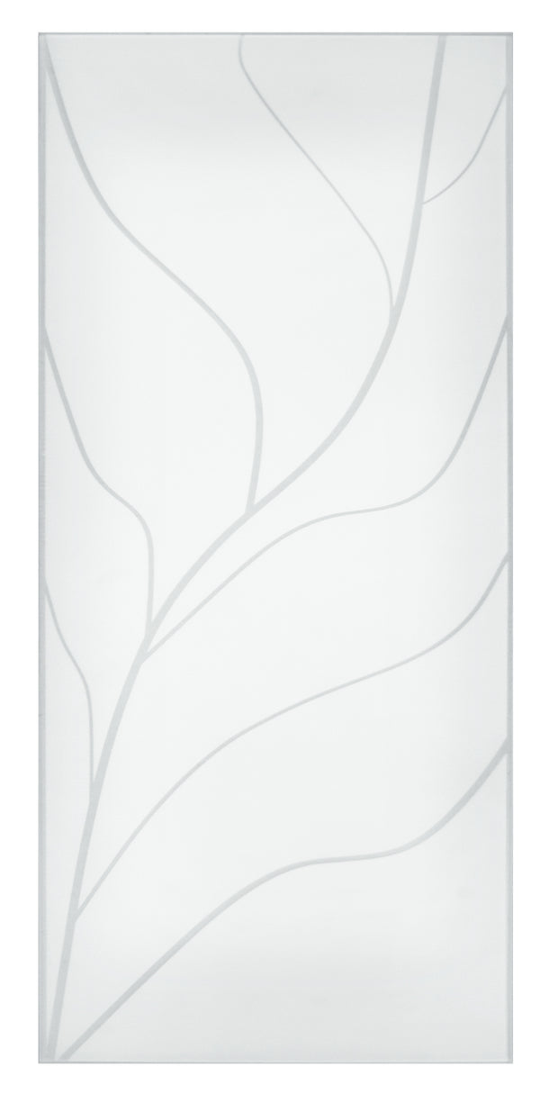 acquista Verre de remplacement rectangulaire pour plafonnier Kappa à décor de branches 94,5x25,8 cm