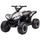 Quad Elettrico per Bambini 12V Ruote Larghe con Sospensioni e Fari LED Bianco