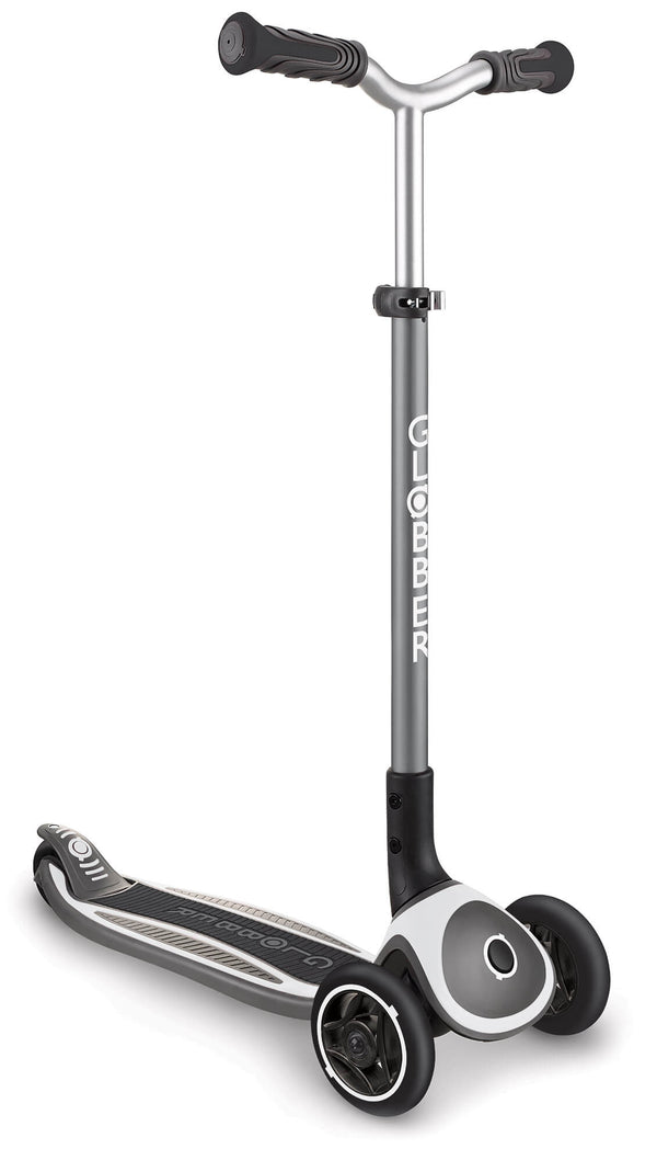 acquista Trottinette 3 Roues Pliante 5 Hauteurs Max 50 Kg Globber Master Gris et Blanc