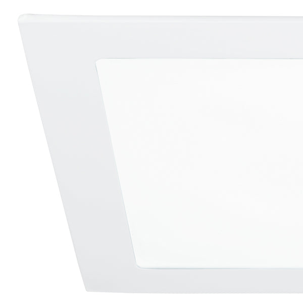 prezzo Spot Carré Aluminium Blanc Mat Encastré plaques de plâtre Led 18 Watt Lumière Chaude Intec INC-FLAP/18WC