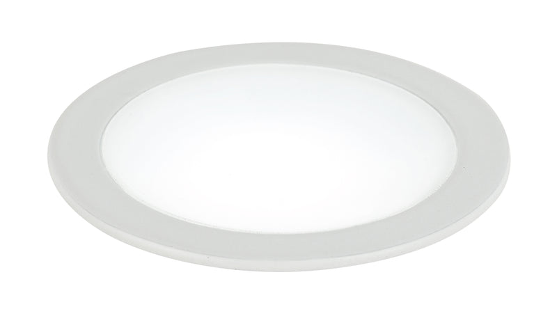 Kit 3 Faretti a Incasso Tondi Alluminio Bianco Led 10 watt Luce Naturale Intec INC-FUSION-3X5W-1