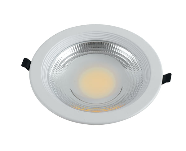 Spot Encastré Rond Blanc Plaque de Plâtre Aluminium Led 30 watts Lumière Froide Intec INC-LYRA-30F online