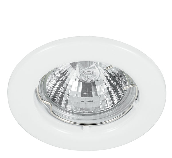 sconto Kit 3 Spots Encastrables Métal Nikel Rond Plafond Bas Led 18 watts Lumière Chaude Intec INC-MATRIX-LEDF3