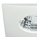 Faretto Bianco Alluminio Quadrato Incasso Controsoffitto Led 6 watt Luce Fredda Intec INC-NADIR-Q6F-2