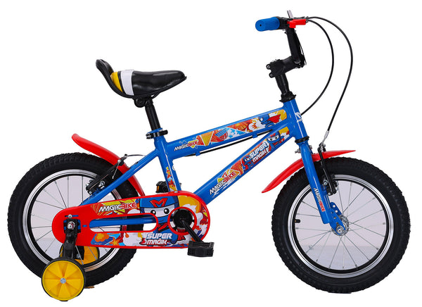 Bicicletta per Bambino 12" 2 Freni V-Brake Magik-Bike Supermagik Blu e Rossa prezzo