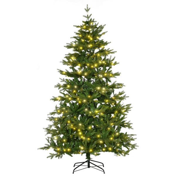 acquista Sapin de Noël artificiel H210 cm 1914 Branches avec lumières LED vertes