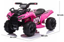 Mini Quad Elettrico per Bambini 6V Rosa-5