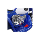 Moto Elettrica Polizia per Bambini 6V Police Blu-3