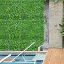 Arella Siepe Artificiale per Balcone e Giardino 300x150 cm in PE  Verde-7