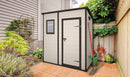 Casetta da Giardino Porta Attrezzi 183,5x200,5x111 cm in Resina Keter Manor Pent 6x4 Beige-4