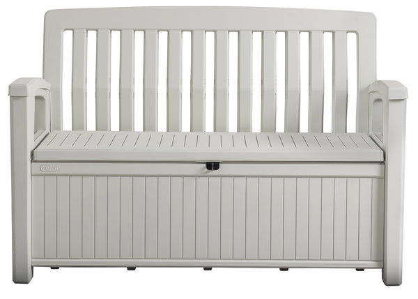 prezzo Banc de jardin 132 x 89 x 61,2 cm en résine Keter Banc de terrasse Blanc