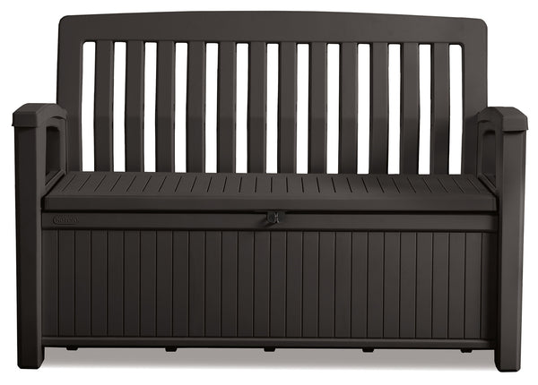 sconto Banc de Jardin 132x89x61,2 cm en Résine Keter Banc de Patio Anthracite