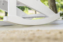 Poltrona Dondolo da Giardino 80,5x92x100,5 cm in Resina Keter Rocking Adirondack Bianco-4