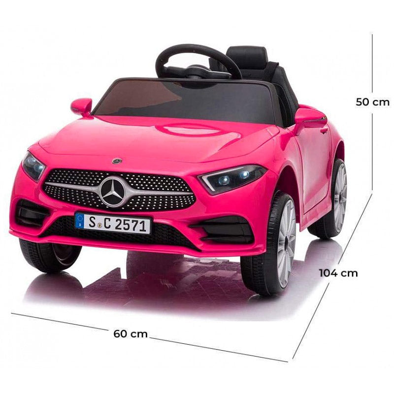 Macchina Elettrica per Bambini 12V Mercedes CLS 350 AMG Rosa-5