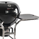 Barbecue a Carbone Carbonella 130x66x101 cm con Carrello Sally Nero-3