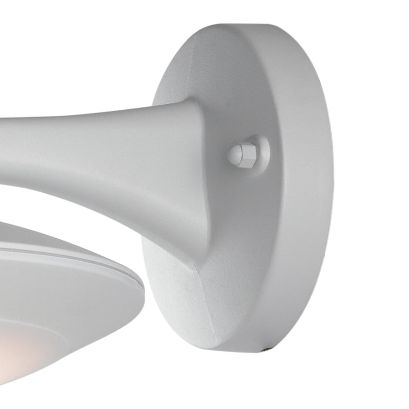 Lanterna Verso Basso Alluminio Bianco Diffusore Policarbonato Moderna Led 12 watt Luce Naturale Intec LANT-ALYSON/AP-3