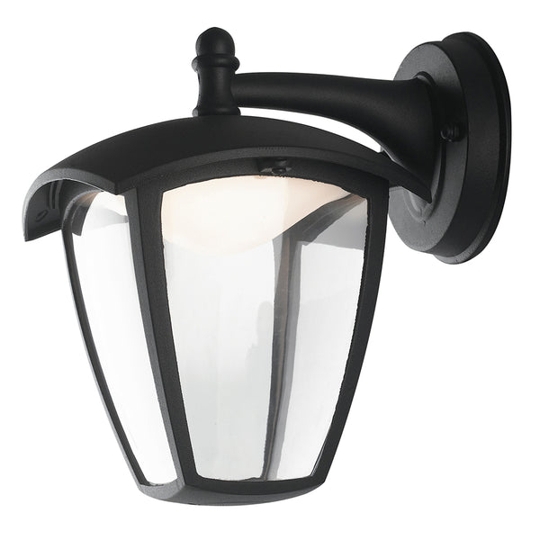 Lanterne vers le bas Diffuseur externe en polycarbonate noir en aluminium LED 12 watts Lumière naturelle sconto