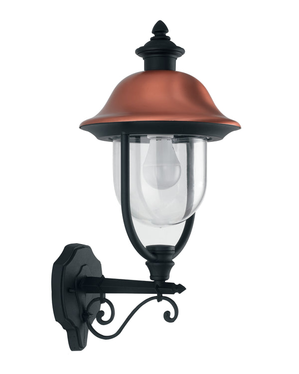 prezzo Lanterne vers le haut Aluminium Noir Cuivre Diffuseur Etanche E27