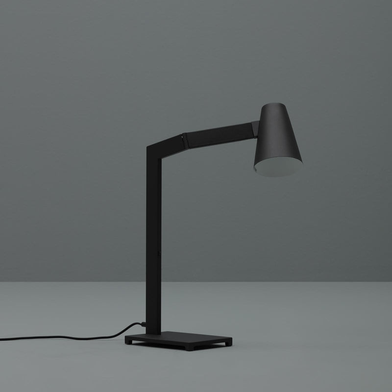 Lampada da Tavolo 42x15xH60,5 cm in Metallo Kobi Nero-3