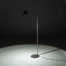 Lampada da Terra a LED 25x45,5xH129,5 cm in Metallo e Marmo Antares Nero-2