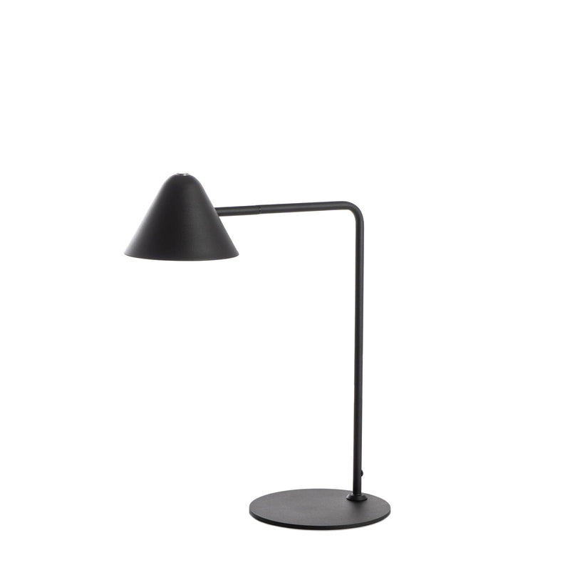 Lampada da Tavolo a LED 20x37,5xH48,5 cm in Metallo e Marmo Antares Nero-1