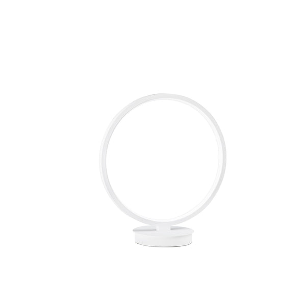 Lampada da Tavolo Led 30x30x31,6 cm in Alluminio Orion Bianco Goffrato sconto