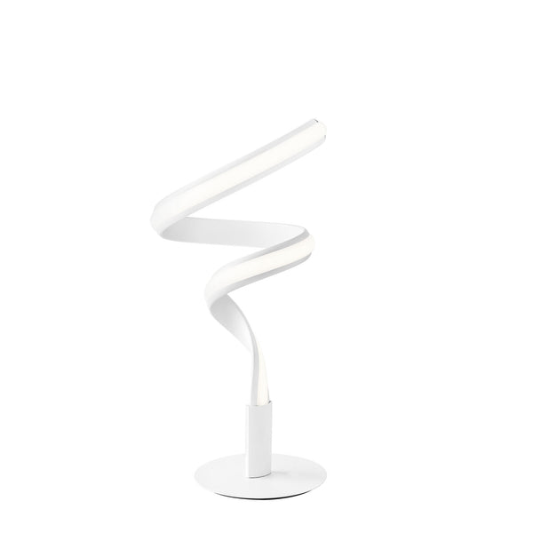 online Lampada da Tavolo Led 24x18x49 cm in Alluminio Bellatrix Bianco Goffrato