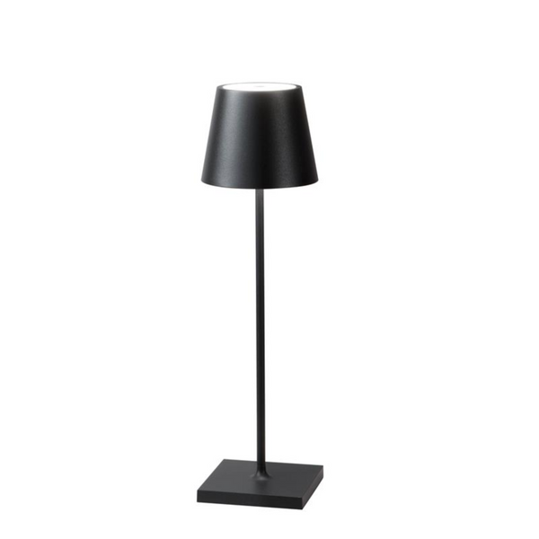 prezzo Lampada da Tavolo 11x11x36 cm in Metallo Tumbler Nero