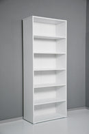 Libreria 6 Ripiani 72,3x34,1x177,1 cm in Truciolare Nobilitato Bianca-6