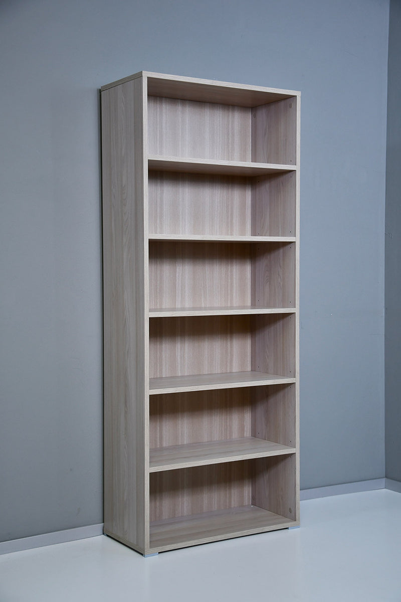 Libreria 6 Ripiani 72,3x34,1x177,1 cm in Truciolare Nobilitato Olmo-6