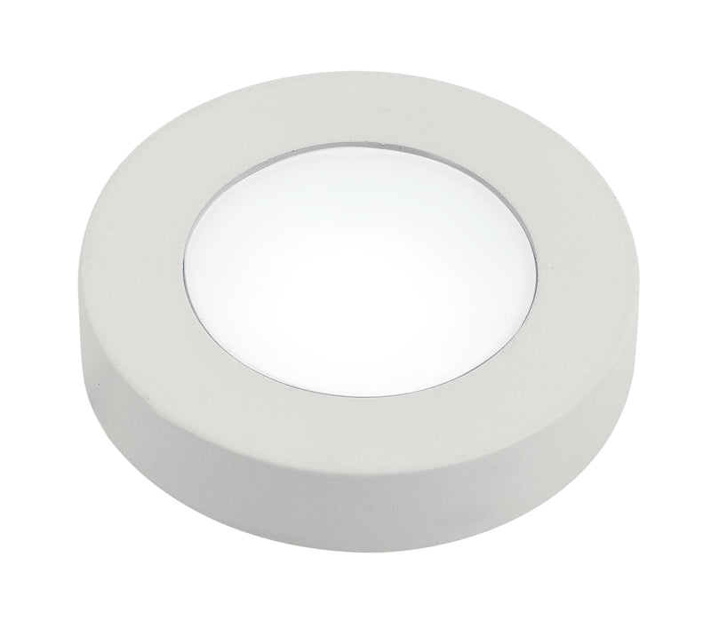 Kit 3 Faretti Tondi Alluminio Bianco Opaco Incasso Controsoffitto Led 10 wat Luce Naturale Intec LED-BLITZ-R3-1