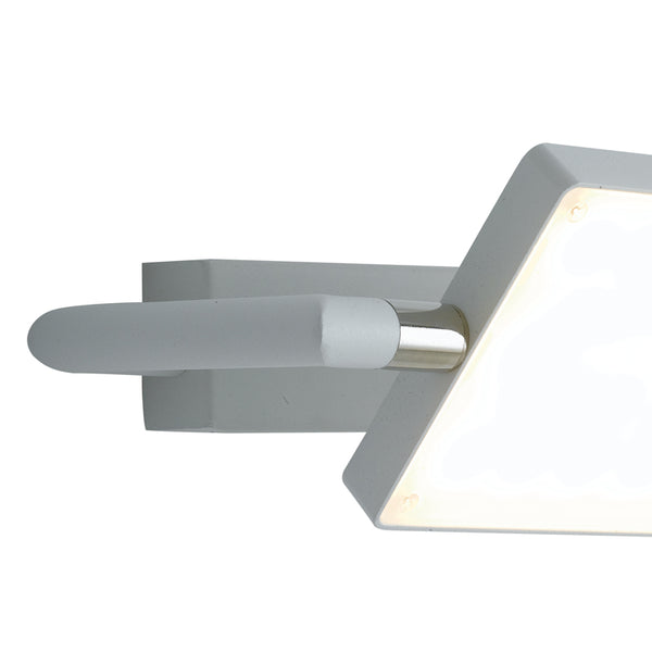 sconto Applique Livre Réglable Aluminium Blanc Led 17 watts Lumière Ambiante Chaude LED-BOOK-AP