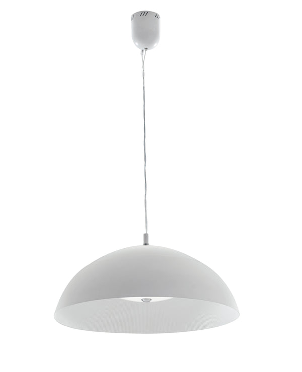 prezzo Lustre suspendu en aluminium blanc à double faisceau, lumière LED 33 watts, lumière naturelle