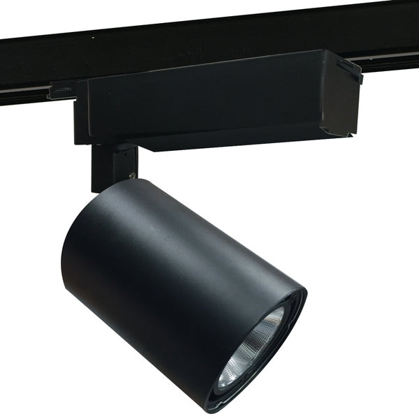 Projecteur sur Rail Aluminium Moulé Sous Pression Noir Satiné Led 30 watts Lumière Chaude Intec LED-EAGLE-B-30WC acquista