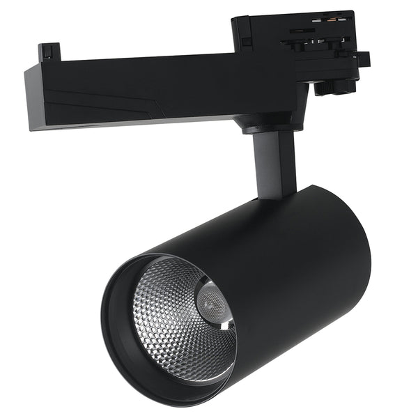 prezzo Spot noir en aluminium moulé sous pression avec rail LED de 40 watts. Lumière chaude