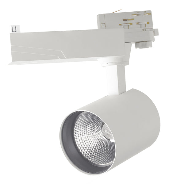 Projecteur LED 10 watts sur rail en aluminium moulé sous pression blanc, lumière chaude online