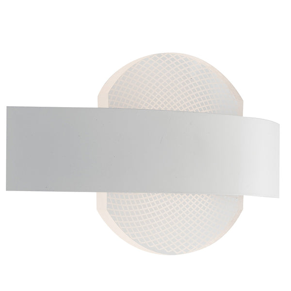 online Lampe moderne acrylique en métal applique blanche LED lumière naturelle de 10 watts