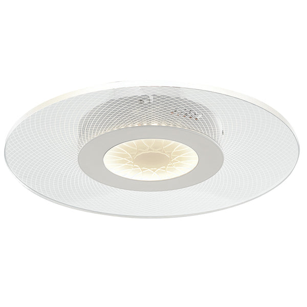 Plafonnier Rond Métal Blanc Acrylique Lampe Led Moderne 34 watts Lumière Ambiante Naturelle LED-ETERNITY-PL50 online