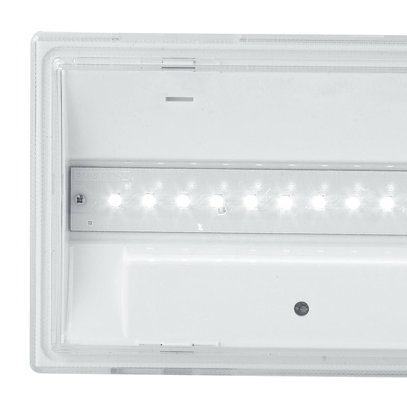 Plafoniera Lampada Emergenza Policarbonato Impermeabile Led 3 watt 4000 K Intec LED-HELP-12-2