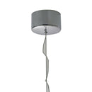 Sospensione Acrilico Finiture Cromo Lampadario Moderno Led 21,6 watt Luce Naturale Ambiente LED-HUAYRA-S45-2