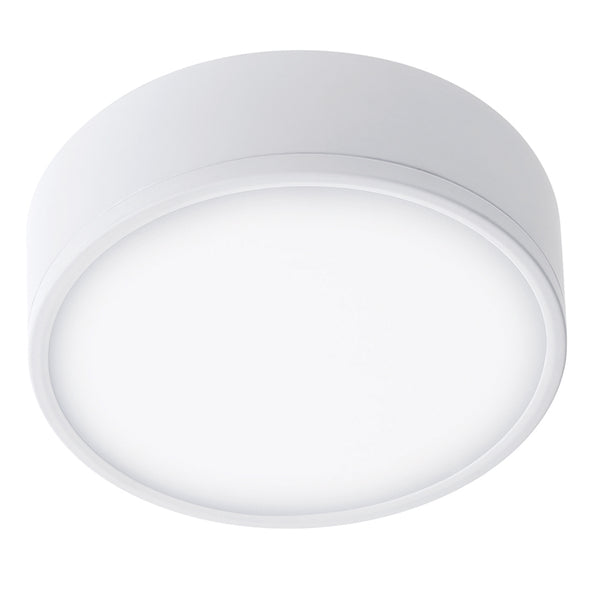 prezzo Plafonnier Rond Blanc Aluminium Low Led 22 watts Lumière Naturelle Intec LED-KLIO-R17