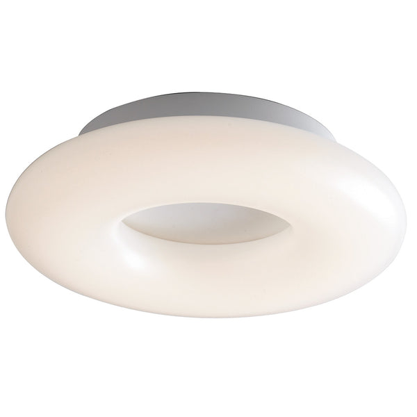 Anneau opale interne de diffuseur de plafonnier en métal blanc LED lumière naturelle de 16 watts acquista