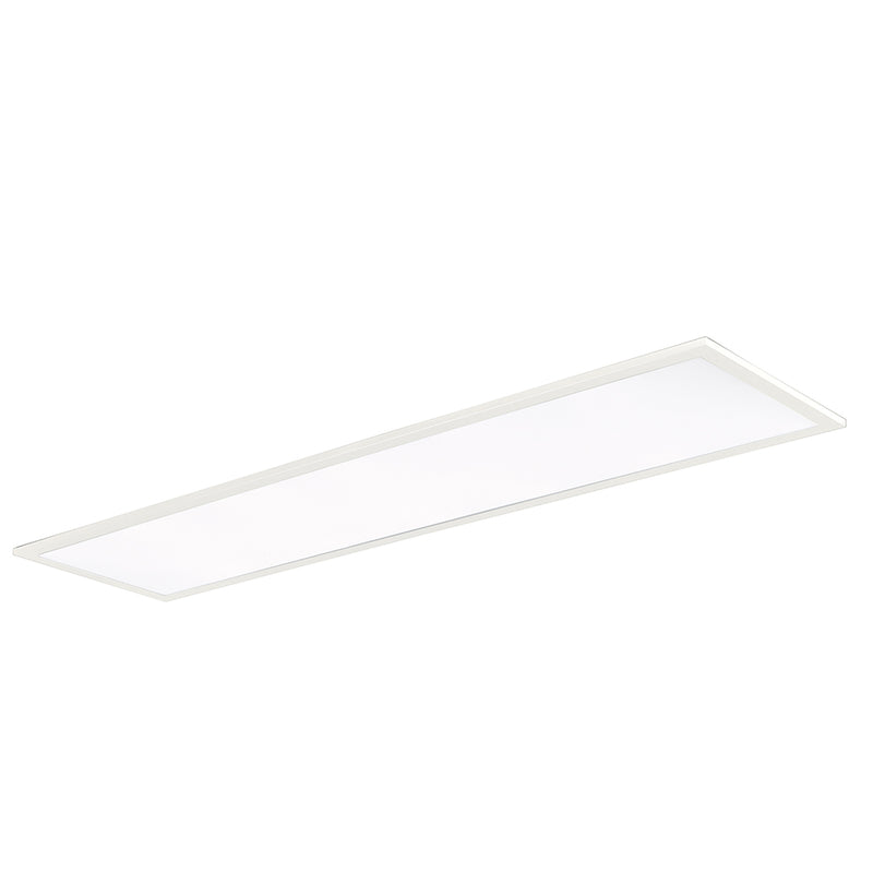 Incasso Controsoffitto Rettangolare Alluminio Bianco Led 40 watt Luce Naturale Intec LED-PANEL-30X120-1